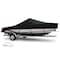 Eevelle Boat Cover BAY BOAT Rounded Bow, Outboard Fits 20ft 6in L up to 96in W Black SCCCBR2096B-BLK - alternate 1
